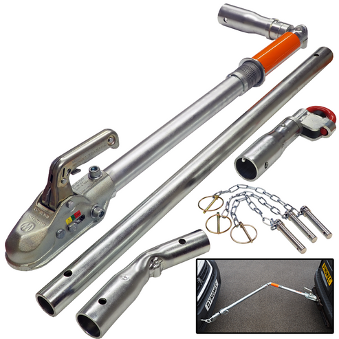 3000KG Tow Pole with Auto Lockout & Hinge Connection (DY9900) – Dynomec Ltd